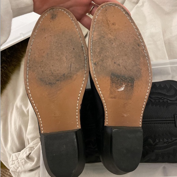 LAREDO LEATHER COWBOY BOOTS - Picture 3 of 3